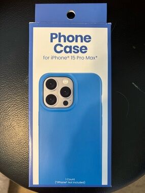 Blue Phone Case for iPhone 15 Pro Max (excluding protection screen)